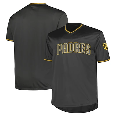 Men's Profile Charcoal San Diego Padres Big & Tall Pop Fashion Jersey