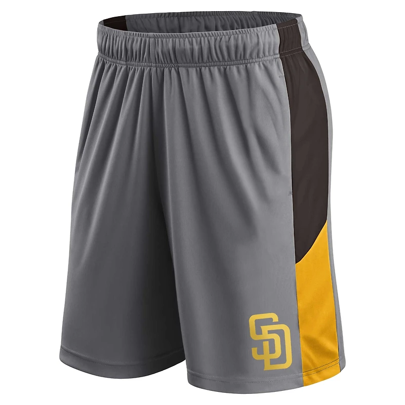 Short pour homme Profile San Diego Padres Team gris/marron