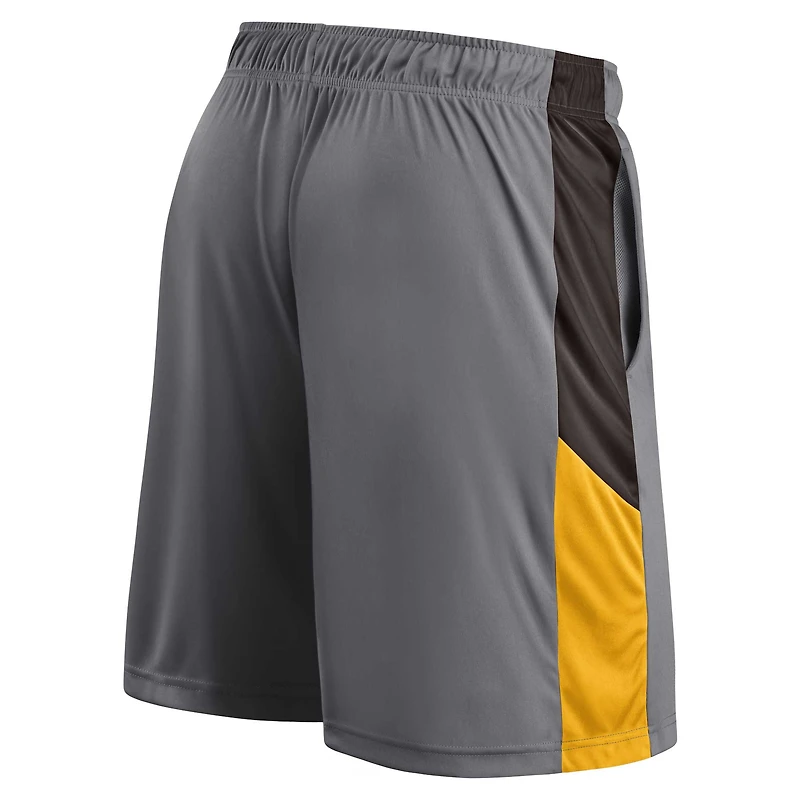 Short pour homme Profile San Diego Padres Team gris/marron
