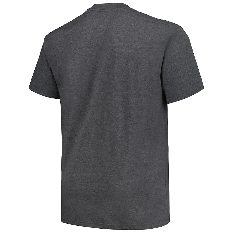 Profile Heather Charcoal San Diego Padres Big & Tall T-shirt américain pour homme