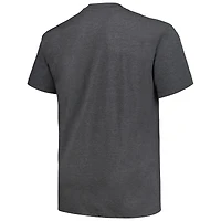 Profile Heather Charcoal San Diego Padres Big & Tall T-shirt américain pour homme