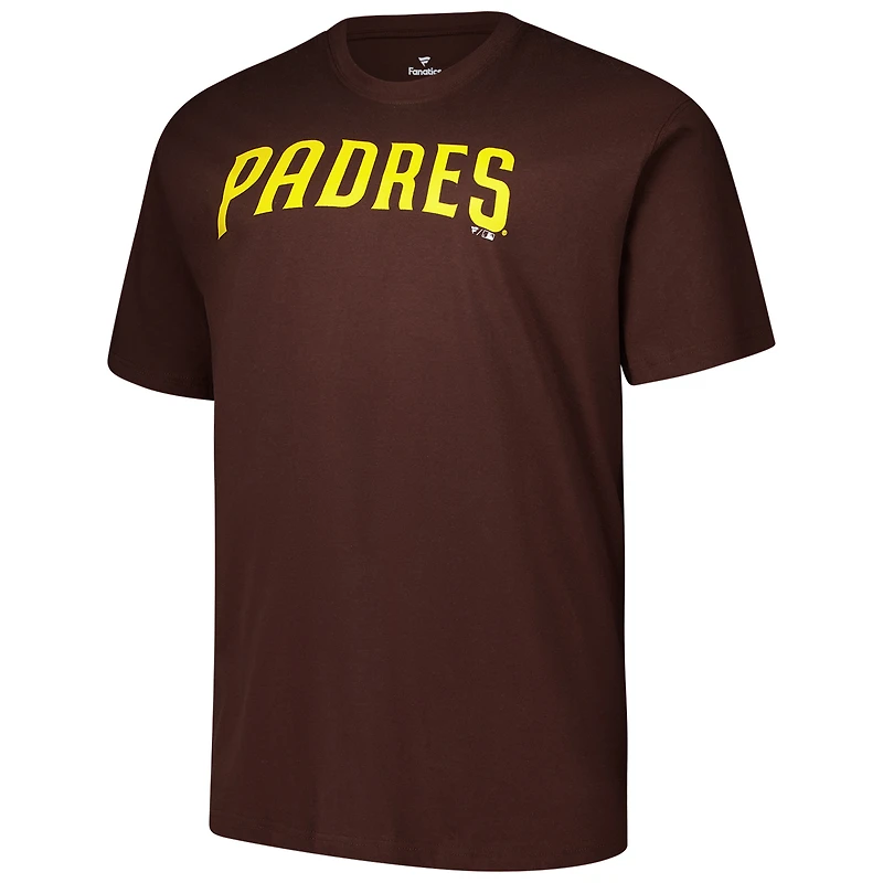 T-shirt Jackson Merrill Brown pour homme avec nom et numéro Big & Tall des Padres de San Diego