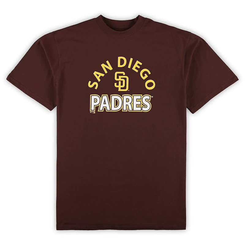 Men's Profile San Diego Padres Big & Tall T-Shirt Shorts Combo Set
