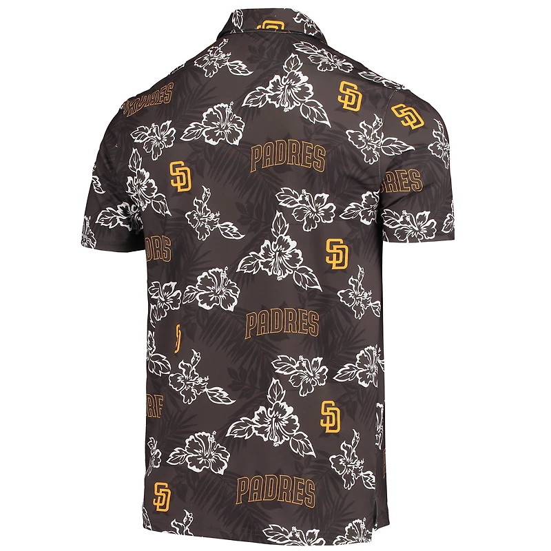 Polo Performance San Diego Padres Reyn Spooner pour homme, marron