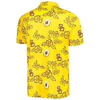Polo à imprimé Puamana de la collection San Diego Padres Cooperstown pour homme Reyn Spooner Gold