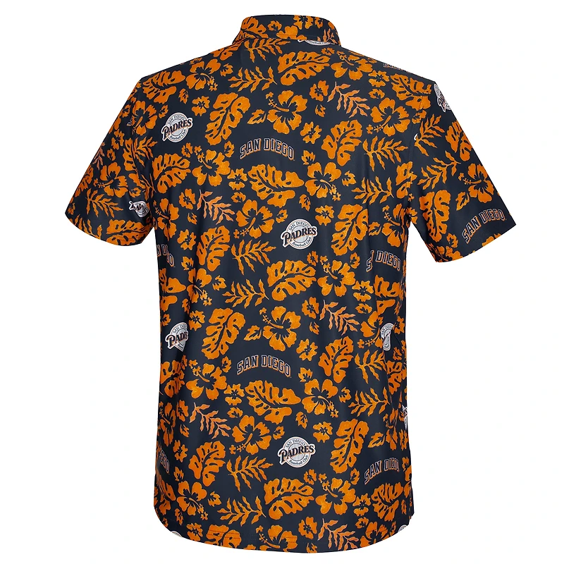 Men's Reyn Spooner Navy San Diego Padres Cooperstown Pua Performance Polo