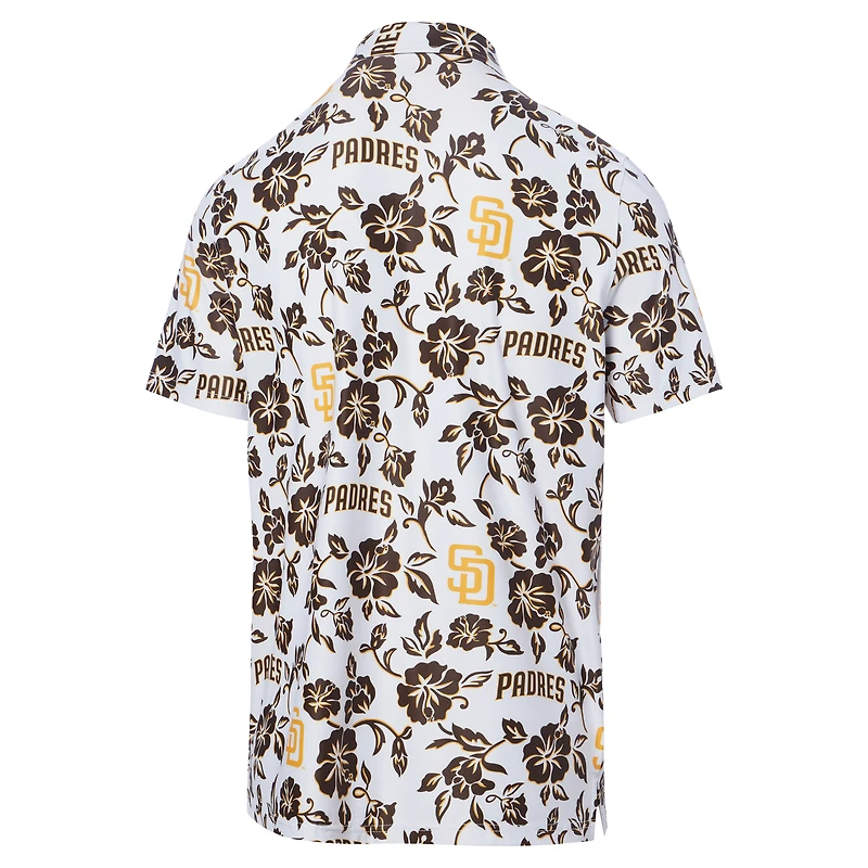 Polo de performance Reyn Spooner blanc San Diego Padres Pua pour hommes