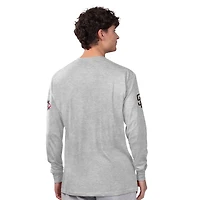 Ensemble de deux t-shirts à manches longues et courtes Starter pour homme, gris chiné/marron, San Diego Padres