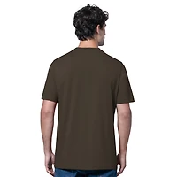 Ensemble de deux t-shirts à manches longues et courtes Starter pour homme, gris chiné/marron, San Diego Padres