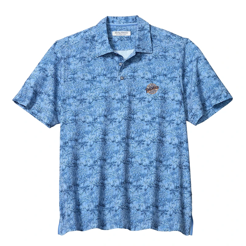 Men's Tommy Bahama Blue San Diego Padres Coast Palm Retreat IslandZone Polo
