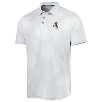 Men's Tommy Bahama Gray San Diego Padres Palm Coast Delray Fond IslandZone Allover Polo