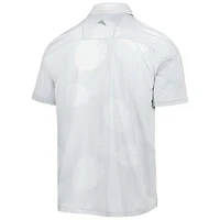 Men's Tommy Bahama Gray San Diego Padres Palm Coast Delray Fond IslandZone Allover Polo