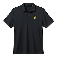 Men's TravisMathew  Heather Black San Diego Padres Game Day Tri-Blend Polo