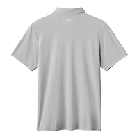 Polo tri-blend TravisMathew gris chiné pour homme, motif éliminatoire des Padres de San Diego