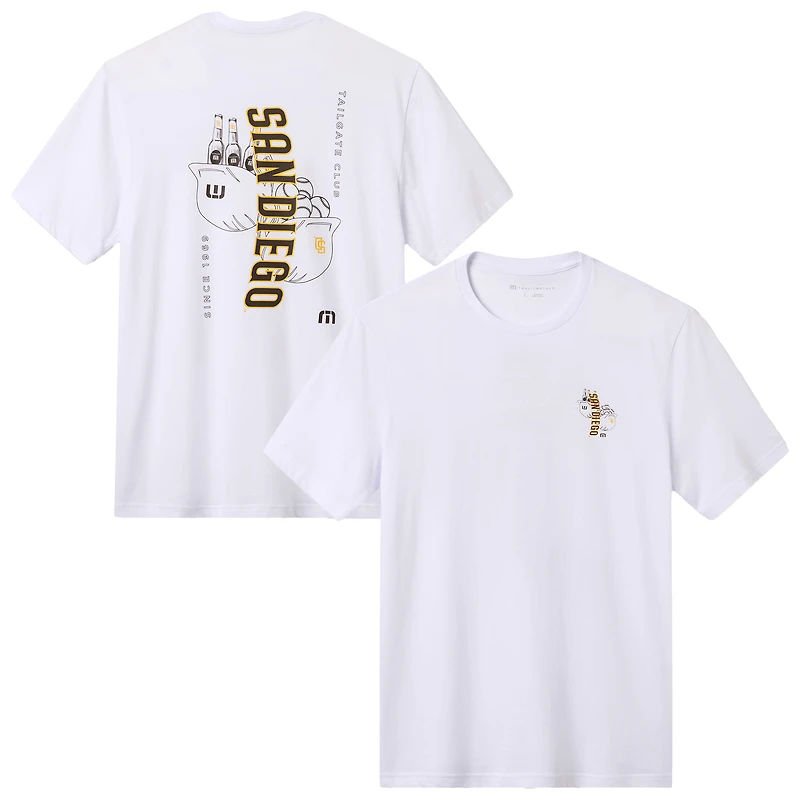 Men's TravisMathew White San Diego Padres Dugout Dreams T-Shirt