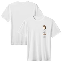 Men's TravisMathew White San Diego Padres Sunset Slam 2.0 T-Shirt