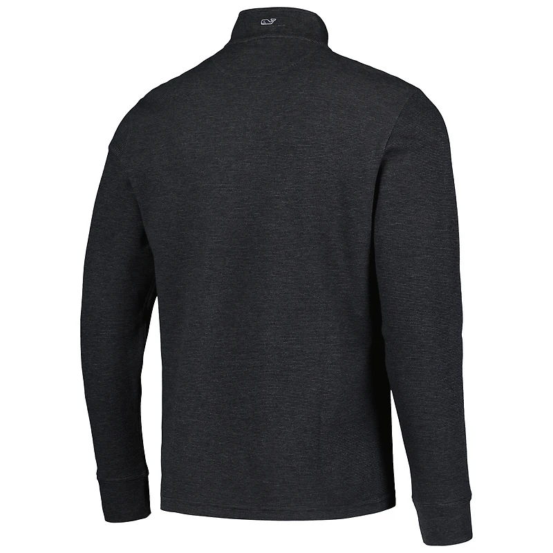 Men's Vineyard Vines Black San Diego Padres Saltwater Quarter-Zip Jacket