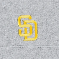 Men's Vineyard Vines Gray San Diego Padres Shep Shirt Quarter-Zip Sweatshirt