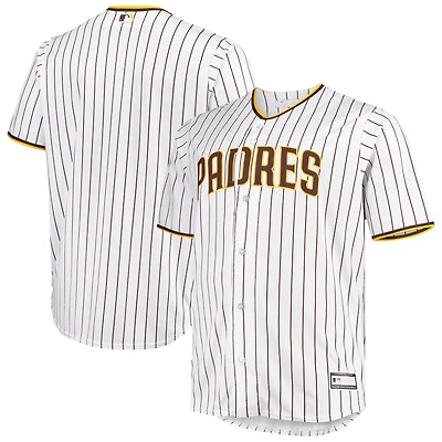 Men's White/Brown San Diego Padres Big & Tall Home Replica Team Jersey