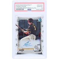 Owen Caissie San Diego Padres Autographed 2020 Bowman Chrome 1st Bowman #CDA-OC PSA Authenticated 10 Card