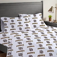 Ensemble de draps complets quatre pièces Pegasus San Diego Padres