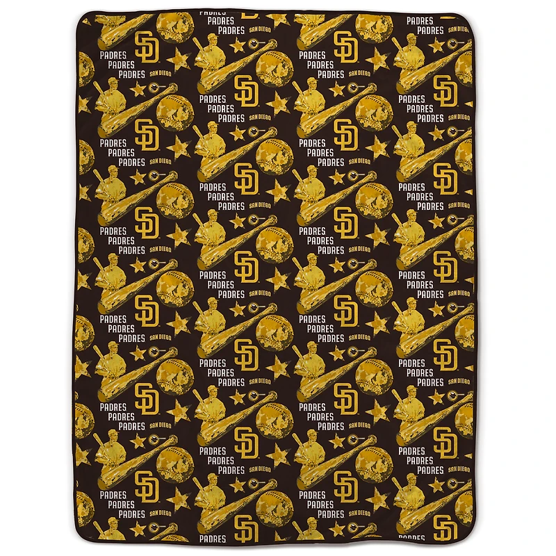 Pegasus San Diego Padres Tonal Slugger Ultra Cozy Oversized Blanket