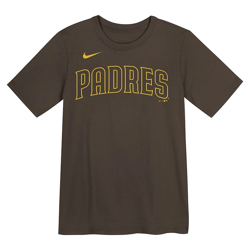 Preschool Nike Fernando Tatis Jr. Brown San Diego Padres Name & Number T-Shirt