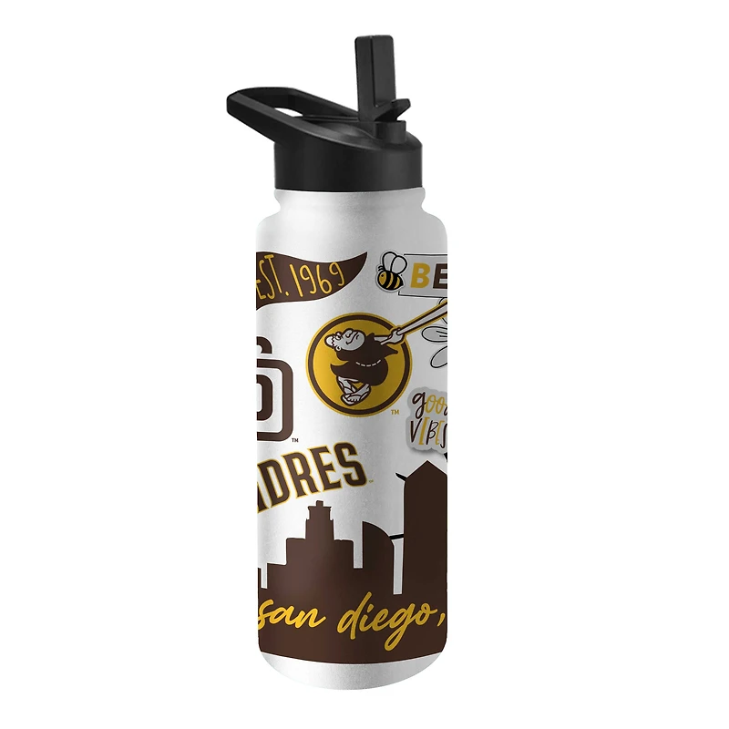 San Diego Padres 34oz. Native Quencher Bottle
