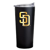 San Diego Padres Black Foil 20oz. Powder Coat Tumbler