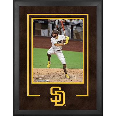 Cadre photo vertical de luxe encadré 16" x 20" avec logo 2020 des Padres de San Diego