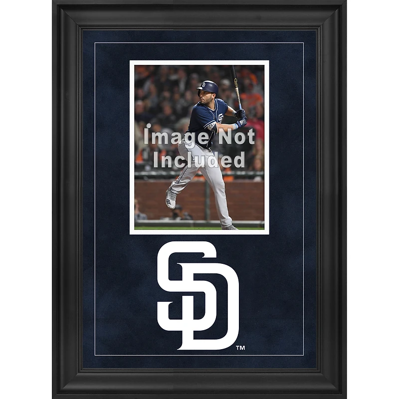 Cadre photo vertical de luxe 8" x 10" des Padres de San Diego avec logo de l'équipe