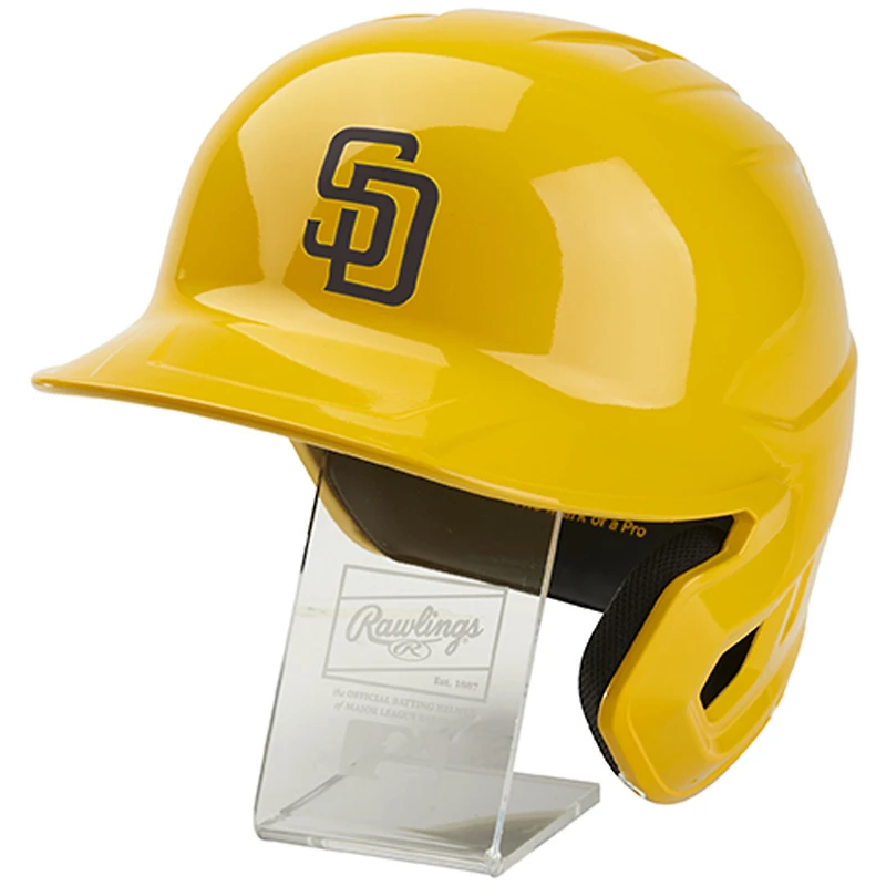 Casque de frappeur réplique alternative chromée exclusive des San Diego Padres Fanatics de Rawlings