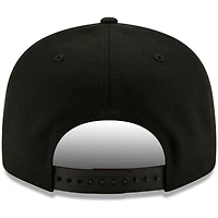 San Diego Padres New Era Black on Black 9FIFTY Snapback Adjustable Hat - Black