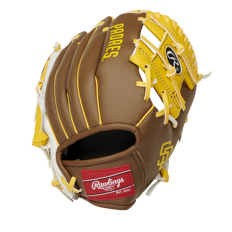 Gant Rawlings 10" avec logo de l'équipe des Padres de San Diego