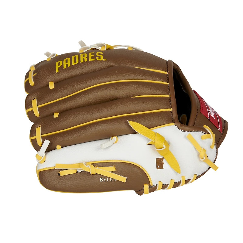 Gant Rawlings 10" avec logo de l'équipe des Padres de San Diego