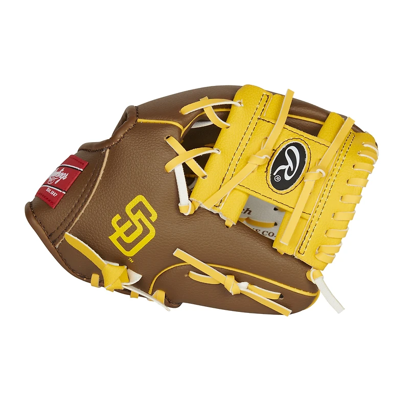Gant Rawlings 10" avec logo de l'équipe des Padres de San Diego