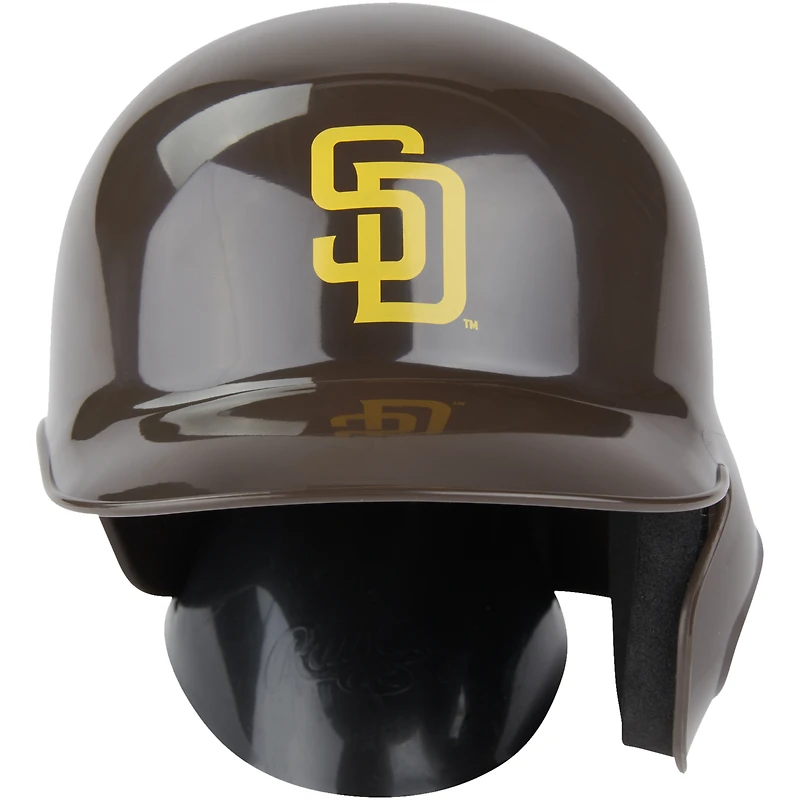 Casque de frappeur miniature non signé des Padres de San Diego