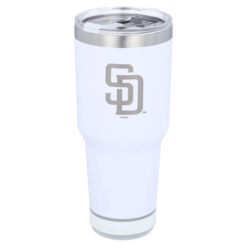 The Memory Company San Diego Padres 30oz. Stainless Steel LED Bluetooth Tumbler