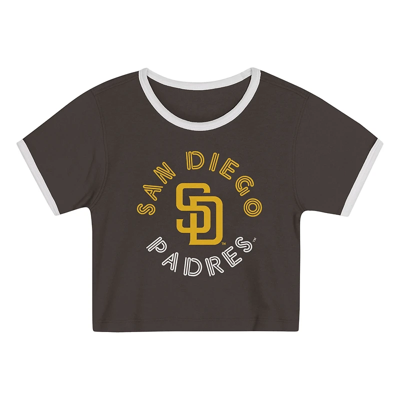Toddler  Brown San Diego Padres Double Run T-Shirt and Shorts Set