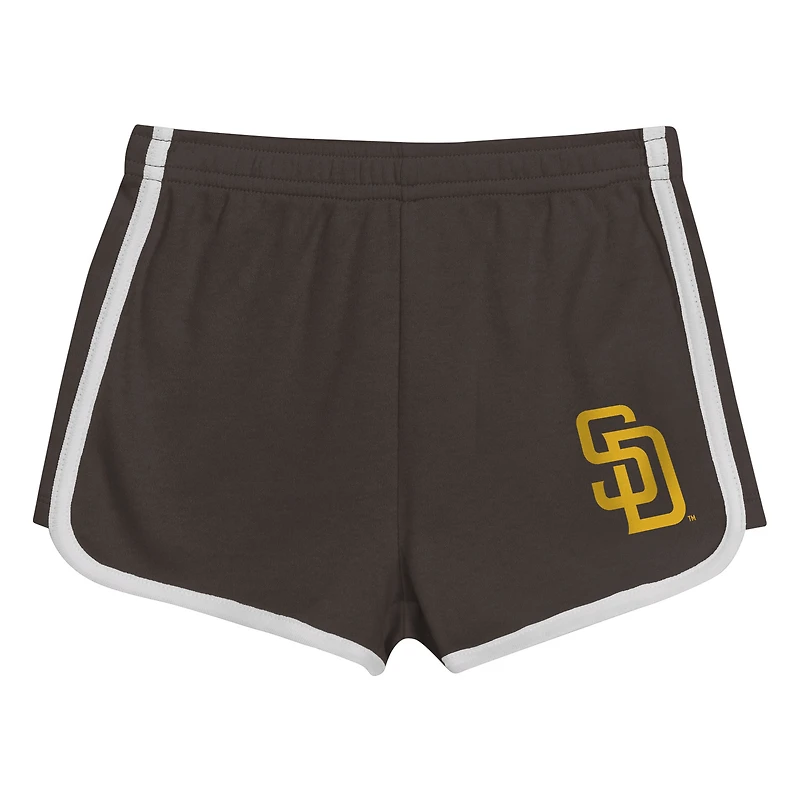 Toddler  Brown San Diego Padres Double Run T-Shirt and Shorts Set