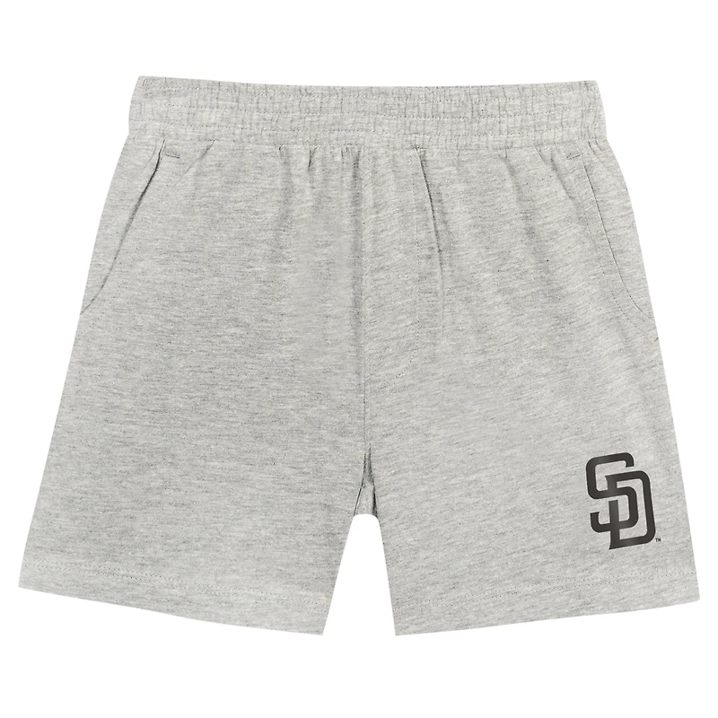 Ensemble t-shirt et short Loaded Fanatics pour tout-petits marron/gris San Diego Padres Bases