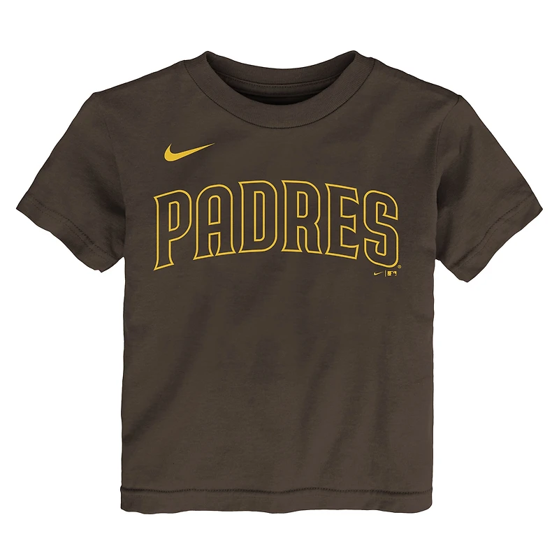 Toddler Fernando Tatis Jr. Brown San Diego Padres Name & Number T-Shirt