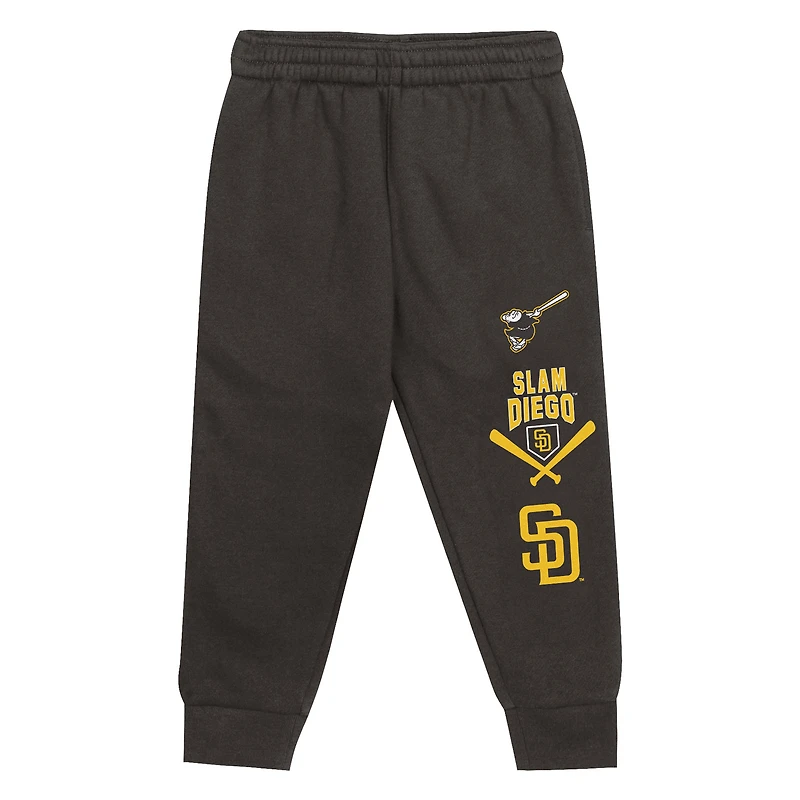 Toddler Gold/Brown San Diego Padres Wind Up Pullover Hoodie and Sweatpants Set