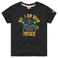 Toddler Homage  Charcoal San Diego Padres Star Wars x MLB Dark Side T-Shirt