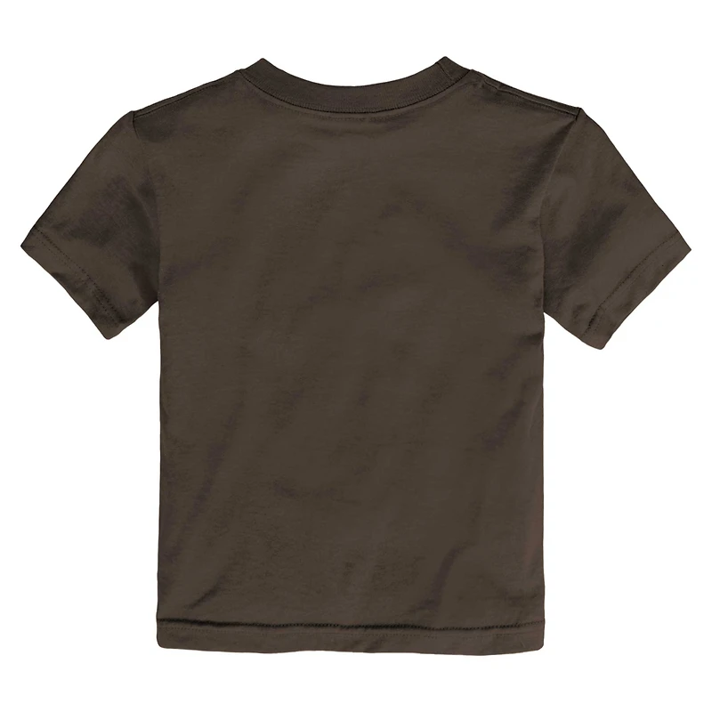 T-shirt Nike marron avec grand logo des San Diego Padres pour tout-petit