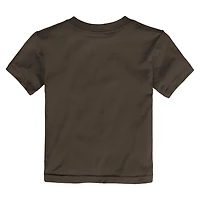 T-shirt Nike marron avec grand logo des San Diego Padres pour tout-petit