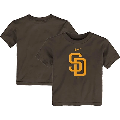 T-shirt Nike marron avec grand logo des San Diego Padres pour tout-petit