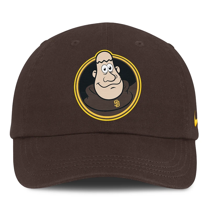 Toddler Nike Brown San Diego Padres Mascot Club Adjustable Hat
