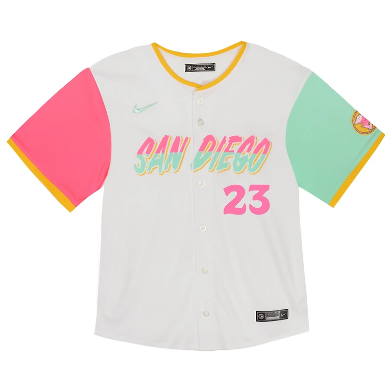 Maillot de joueur Nike Fernando Tatis Jr. San Diego Padres City Connect Limited blanc pour tout-petit