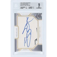 Tony Gwynn San Diego Padres Autographed 2023 Topps Definitive Cut Signatures #DCS-TG #1/1 BGS Authenticated 9 Card - 9,9,8.5,9 Subgrades
